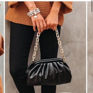 Black and gold chain purse!